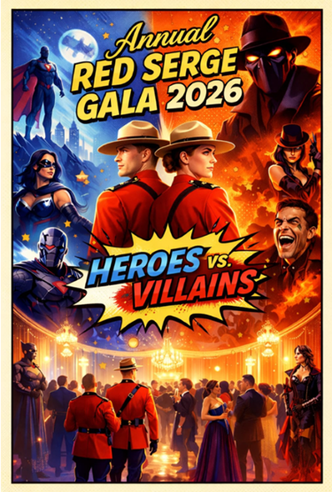 2026 Red Serge Gala Poster